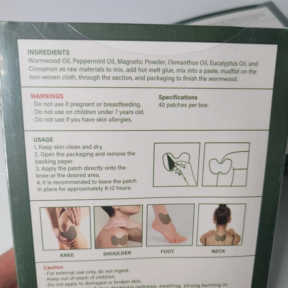 2 Packs - Noelle Herbal Knee Therapy Patches for Instant Knee Pain Relief NEW